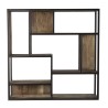 Étagère murale carrée SIXTINE marron 80x80cm