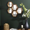 Miroir SIXTINE en bois de teck recyclé