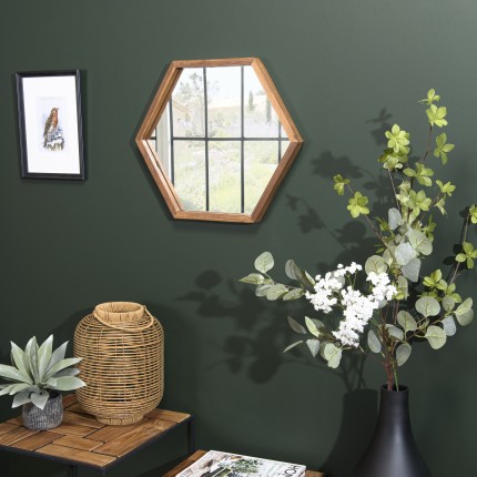 Miroir SIXTINE en bois de teck recyclé