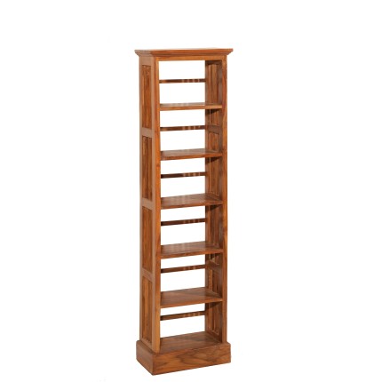 API - Brown 45 cm Teak Wood Bookcase