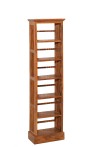 Étagère bibliothèque marron 45 cm bois teck