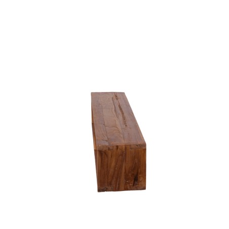 Étagère murale SIXTINE en bois teck recyclé