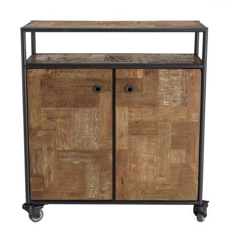 Buffet SIXTINE en teck recyclé et acier