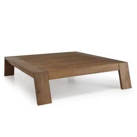 Table basse carrée SIXTINE en teck recyclé