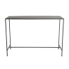 ROMAIN Rectangular Black Metal Industrial Console