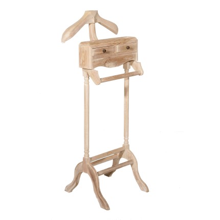 Valet de chambre bois Teck blanchi - INES