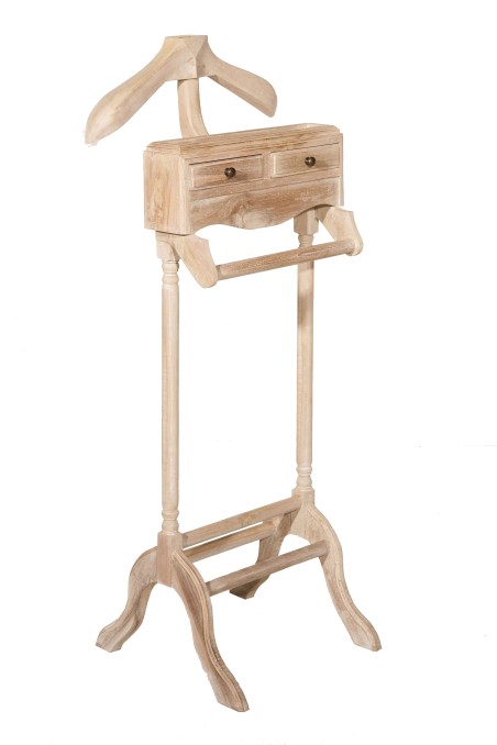 Valet de chambre bois Teck blanchi - INES