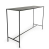 Console industrielle rectangulaire noire - ROMAIN