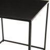 ROMAIN Industrial Square Metal End Table 45x45cm Black