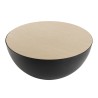 TOD Coffee Table - Metal Base Wood Top 70x70cm