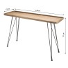 Console DORIA - Plateau cannage naturel