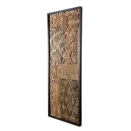 SAM - Rectangular Wall Decoration in Recycled Teak | Unique Home Decor