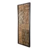 SAM - Rectangular Wall Decoration in Recycled Teak | Unique Home Decor