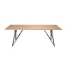 MAXENCE Rectangular Dining Table 220x100cm Oak Wood