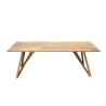 MAXENCE - Rectangular Dining Table 220x100cm Recycled Teak Wood