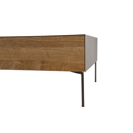 Table basse MAXENCE en teck recyclé et métal