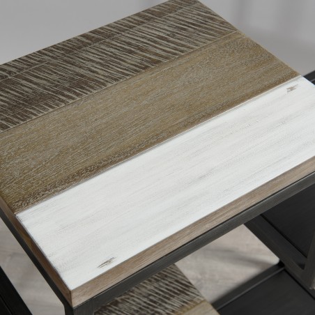 Étagère LEANDRE XL noire 100 x 170 cm