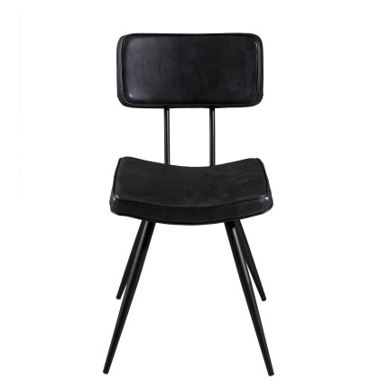Lot de 2 chaises noires AUGUSTIN JAMES