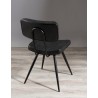 AUGUSTIN Set of 2 Black JAMES Chairs - Stylish and Durable