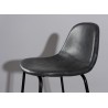 Lot de 2 tabourets de bar John anthracite