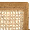 Fauteuil WALLY - Bois de Mindi et cannage clair