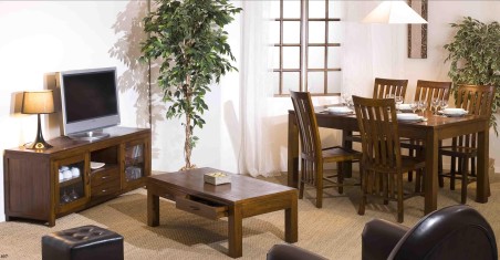 Lot de 2 chaises baléro bois LORINE