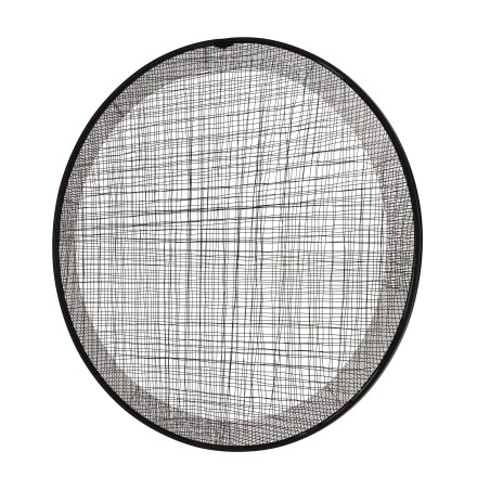 TOD - Round Wall Decoration 100x100cm Black Metal