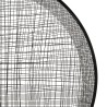 TOD - Round Wall Decoration 100x100cm Black Metal