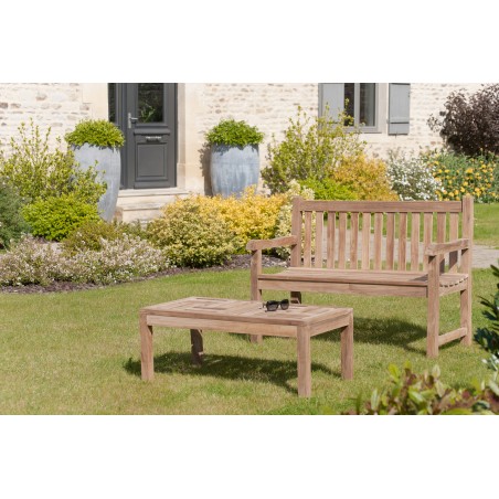 Banc de jardin Java en bois Teck - Résistant et de qualité supérieure