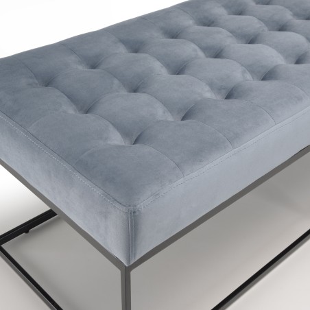 AGATHE Light Blue Velvet Bench - Comfort and Style for Your Home