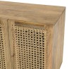 Buffet ISA - Bois de manguier et cannage naturel