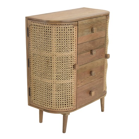 Meuble ISA - Bois de jamelonier et cannage