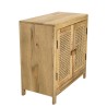 ISA Buffet - 2 Doors Mango Wood and Rattan Natural Color